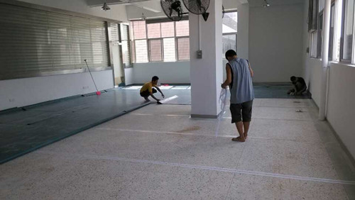 舞蹈地膠鋪設(shè)案例