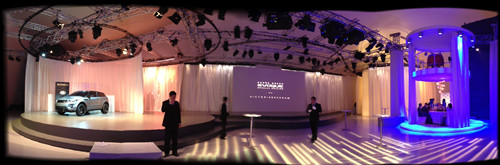 歐氏地板承建北京路虎車(chē)展